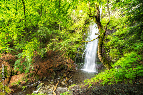 Karlovsko pruskalo waterfall in Old River, Stara reka reserve, located at Central Balkan national park in Bulgaria © Petar