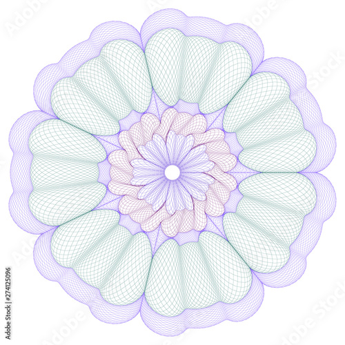 Background certificate, secury guilloche design