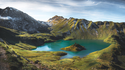 Foto auf Acrylglas Alpen Bergsee in den Bayerischen Alpen  © Jens