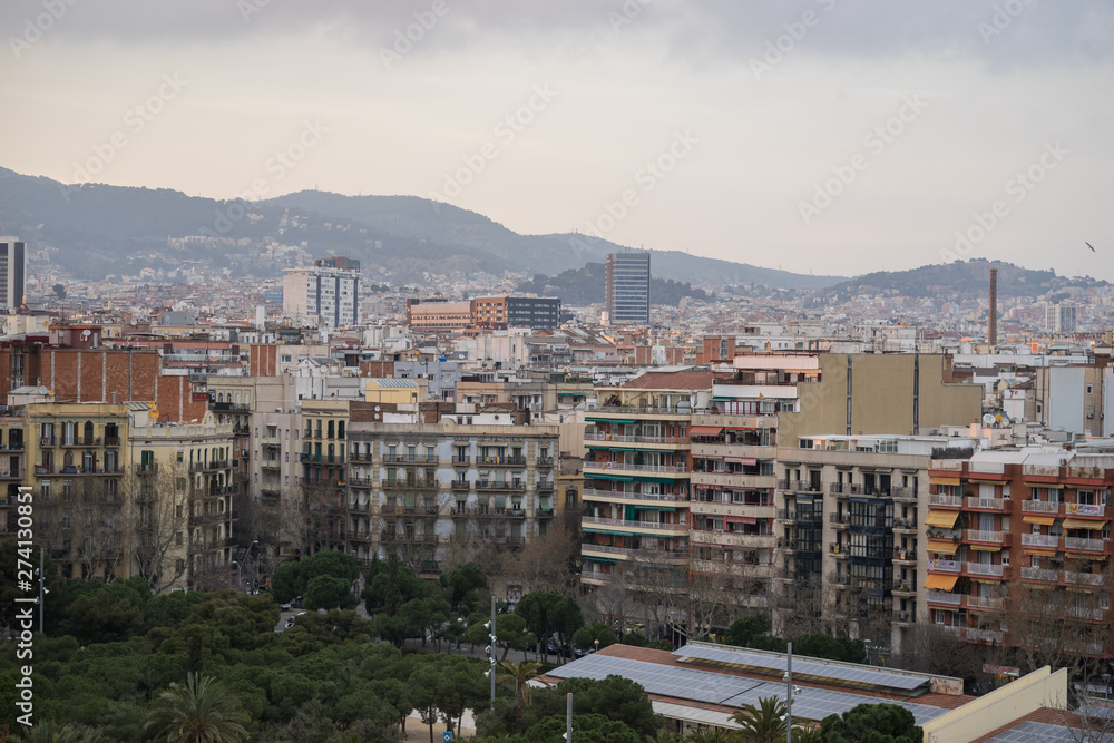 Fototapeta premium view of the city