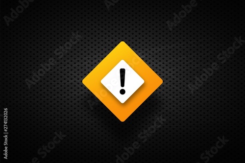 Free Download Attention sign on industrial background . - GFXLoad