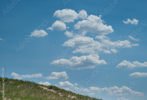 Sand dune and Clouds