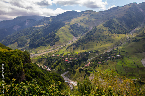 A small village in Caucasus mountains, Georgia © Tomtsya