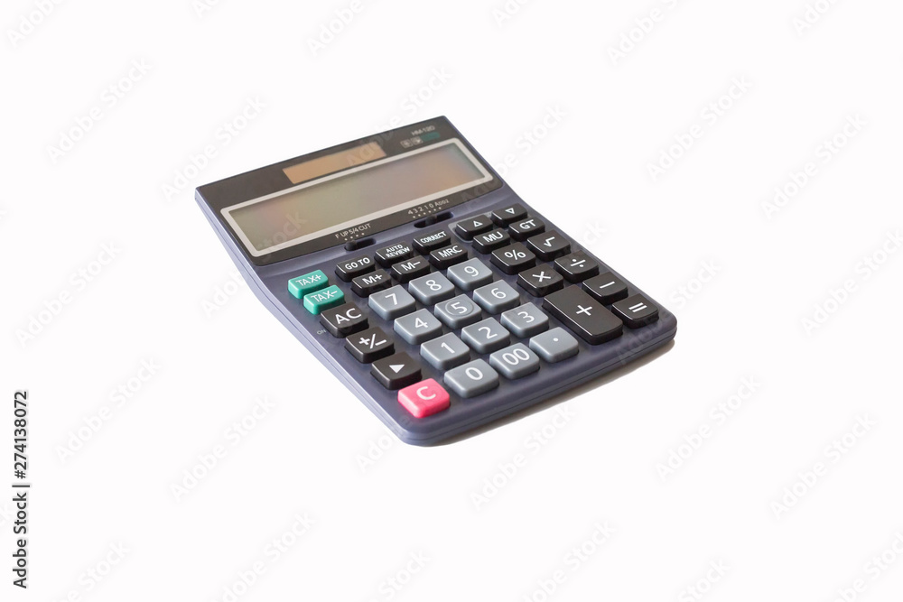 calculator isolated on white background calculator isolated on white background