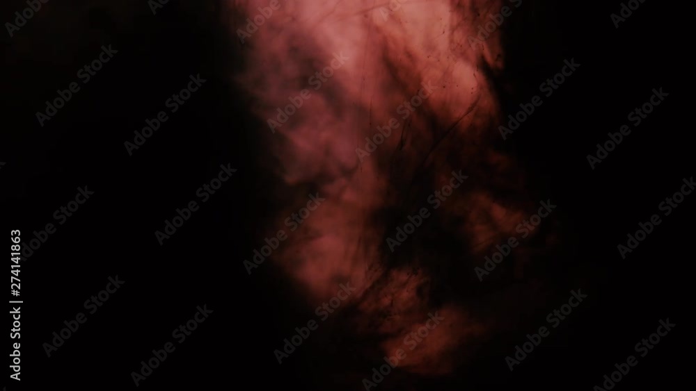 Dark polluted paints flowing in water. Moving flash light flare. Inks fusion in liquid. Eco catastrophe Dark polluted paints flowing in water. Moving flash light flare. Inks fusion in liquid. Eco catastrophe