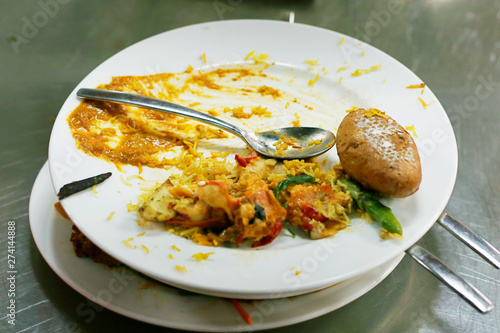 Photography wastage of food, mostly seeing in hotels and party events