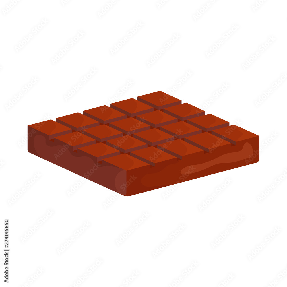 Isolated object of tile and chocolate icon. Collection of tile and milk vector icon for stock. Isolated object of tile and chocolate icon. Collection of tile and milk vector icon for stock.
