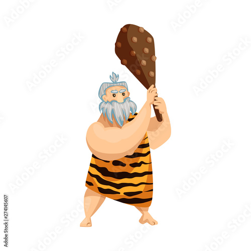 Vector design of man and primeval logo. Collection of man and homosapiens vector icon for stock.