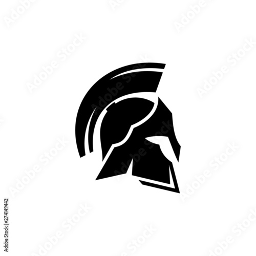 Warrior Knight Logo Stock Vector