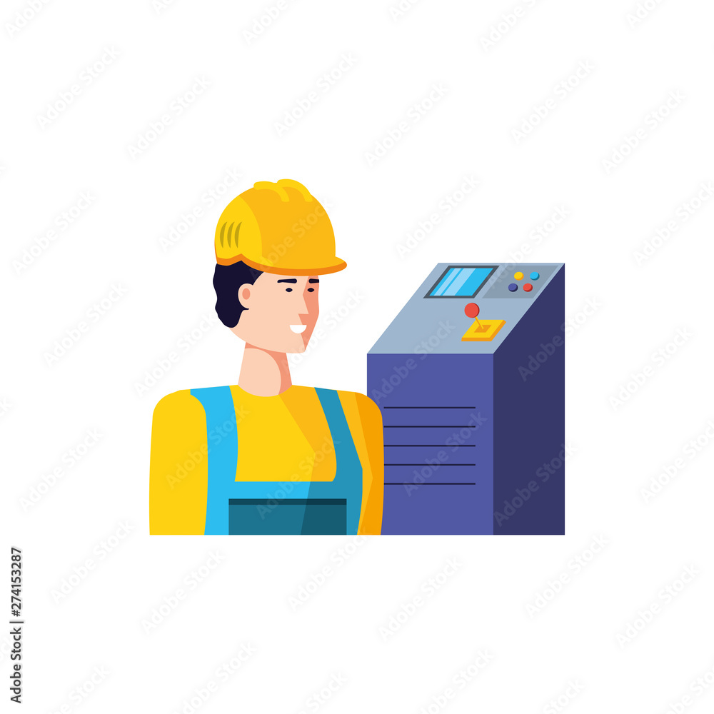 Isolated avatar of professional worker design Isolated avatar of professional worker design