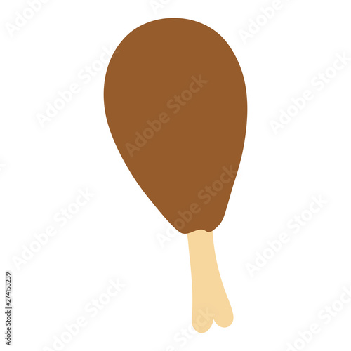 chicken thigh meat food icon