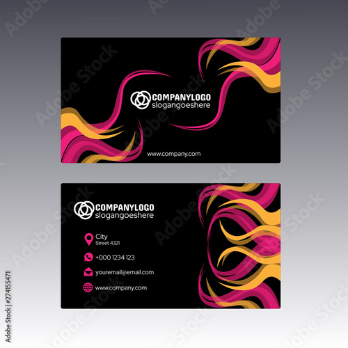 TARJETA PERSONAL NEGRA