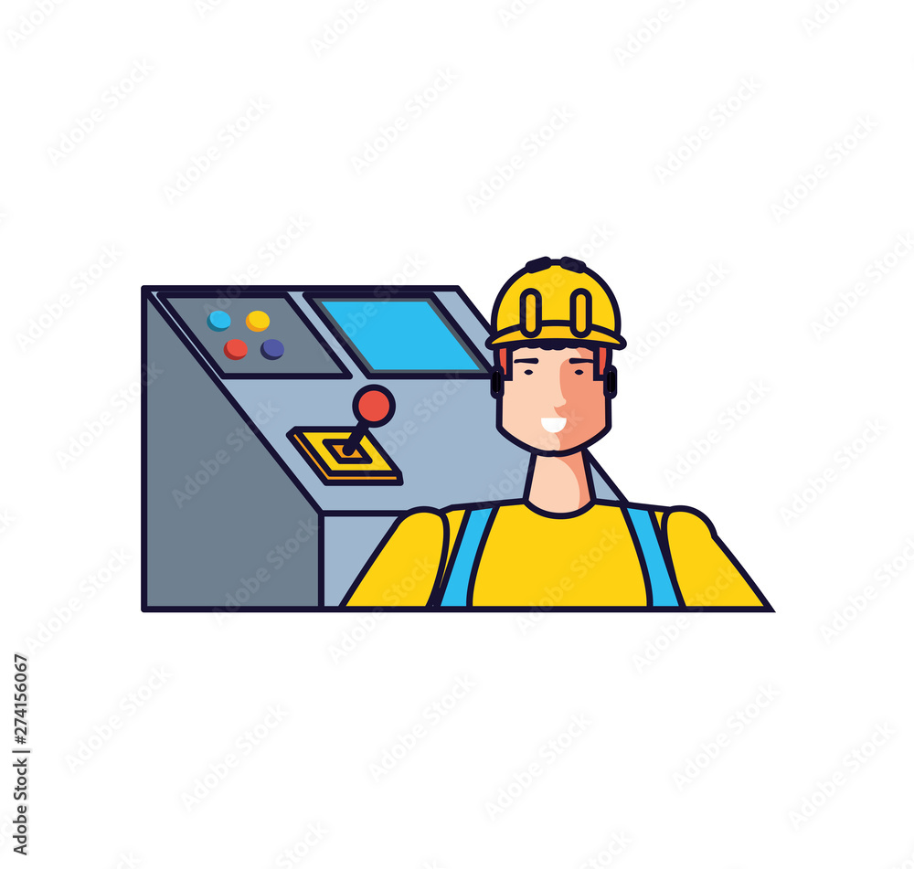 Isolated avatar of professional worker design Isolated avatar of professional worker design