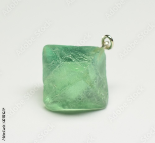 Fluorite gemstone pendant photo