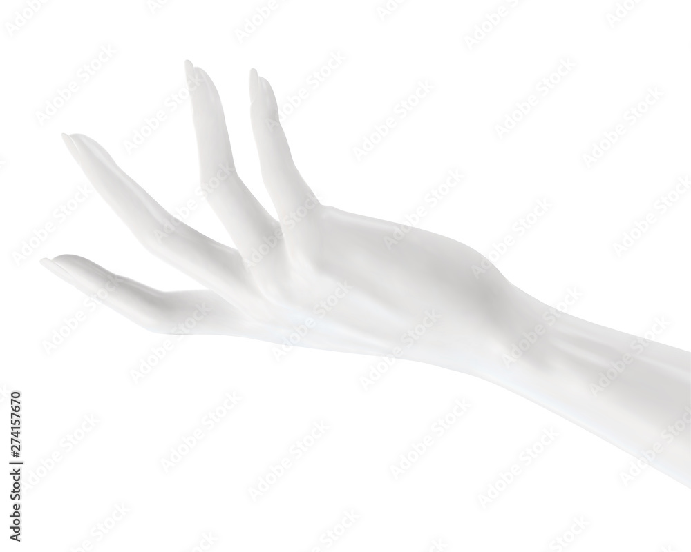 Obraz premium Cosmetic elegant hands gesture