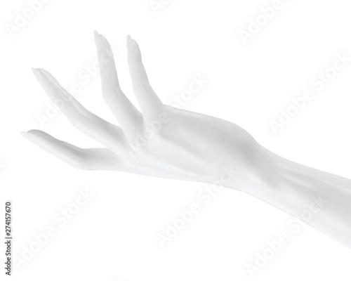 Cosmetic elegant hands gesture