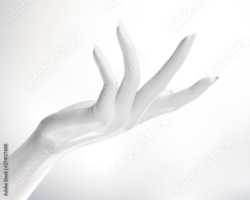 Cosmetic elegant hands gesture