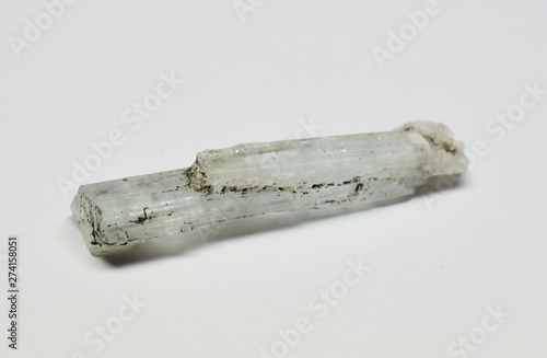 Aquamarine raw gemstone crystal photo