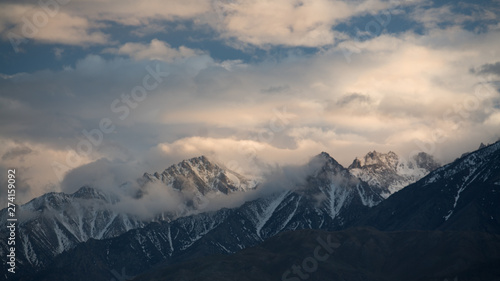 Cloudy mountain peaks © Michele P. Cortez