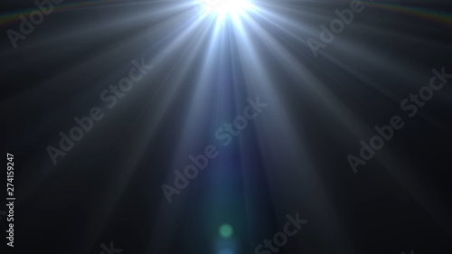 Tela lights flares background glow light bright blue for overlay sun background desig