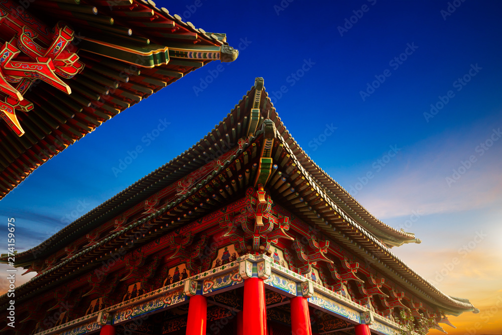 Tengwang Pavilion,Nanchang,traditional, ancient Chinese architecture, made of wood. Tengwang Pavilion,Nanchang,traditional, ancient Chinese architecture, made of wood.