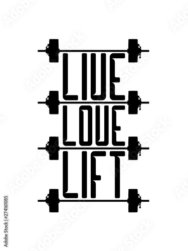 stark logo gewicht heben stempel live love lift trainieren liebe pumpen hantel I love schwitzen bodybuilder muskeln cool kerl fitness studio stemmen sexy körper clipart
