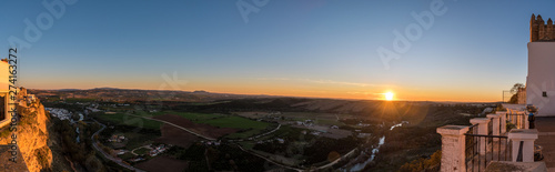 A Spanish sunset from Arcos de la Frontera