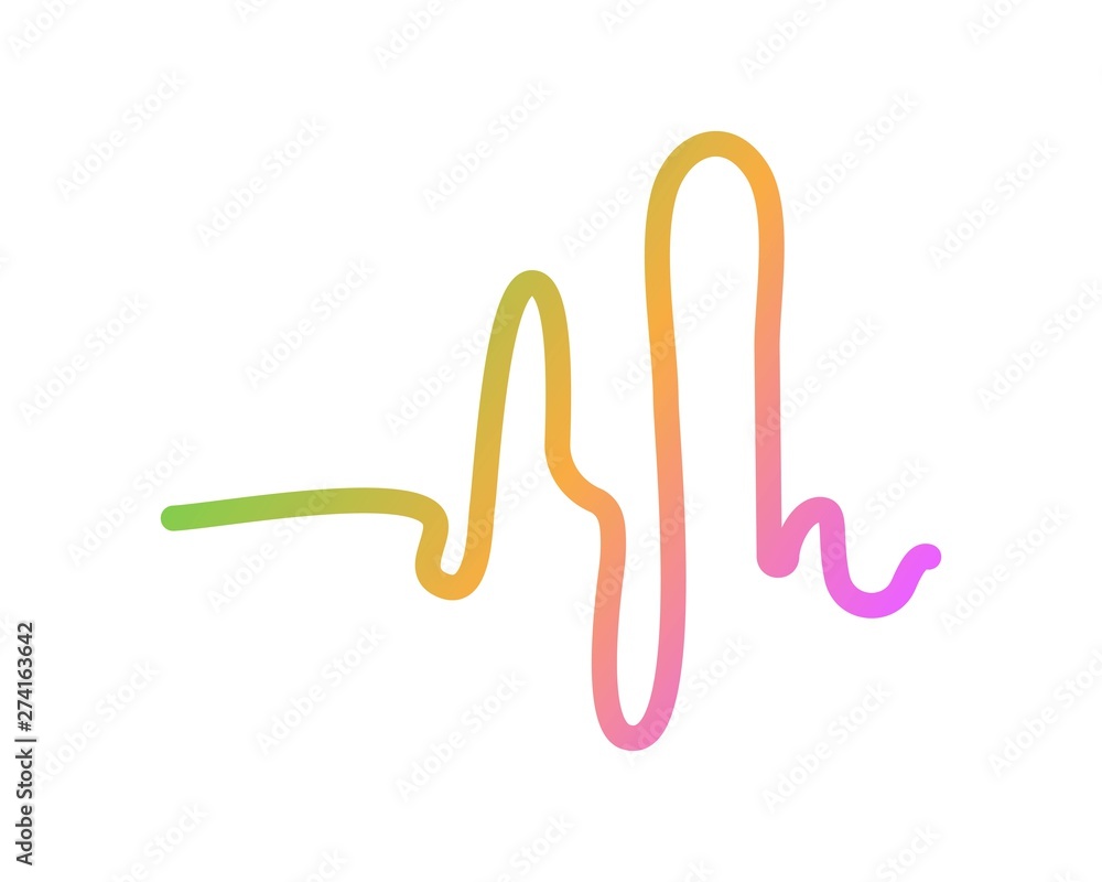 Audio Sound Wave logo template illustration vector design Audio Sound Wave logo template illustration vector design