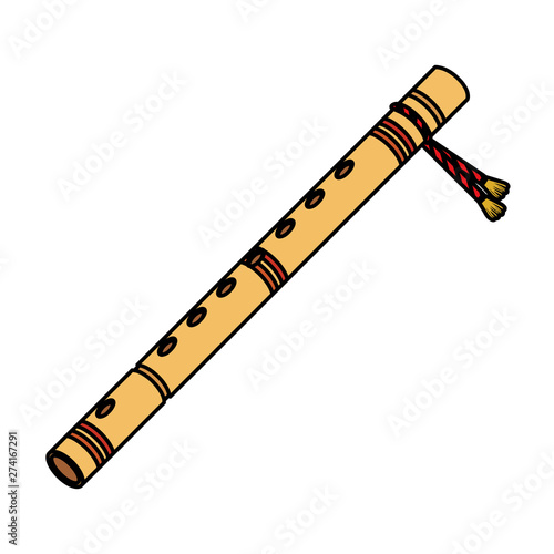 bamboo flute indian musical instrument