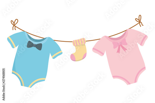 Isolated baby cloth design vector illustration