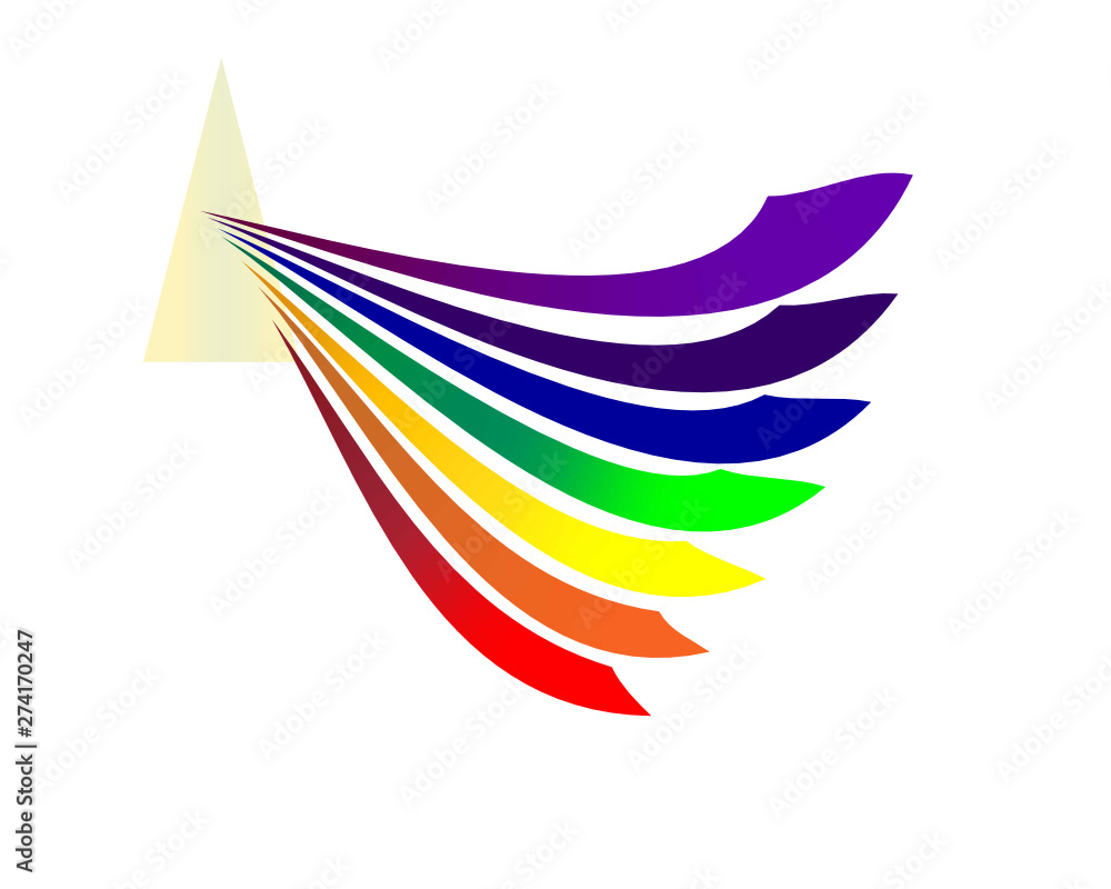 logo with 7 colours vector logo with 7 colours vector