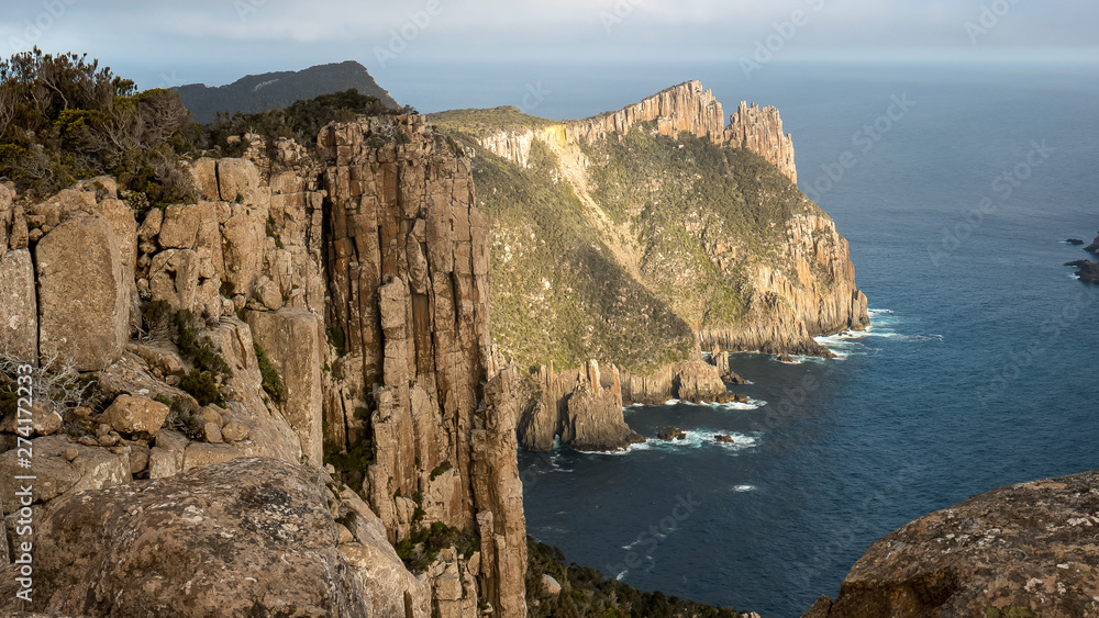 afternoon at cape pillar on the three capes track