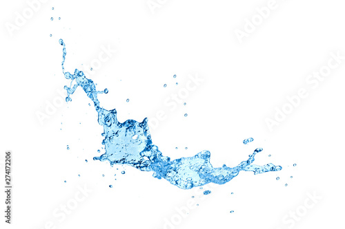 water Splash On white Background © hideto111