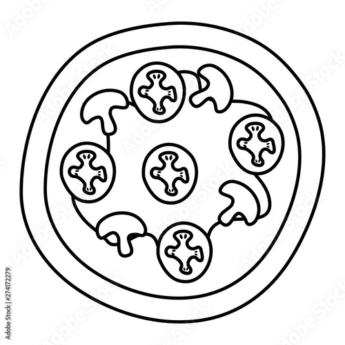 delicious italian pizza fast food