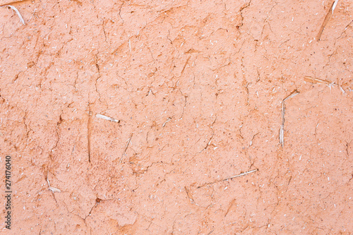 Natural Brown Soil or Clay Background © steafpong