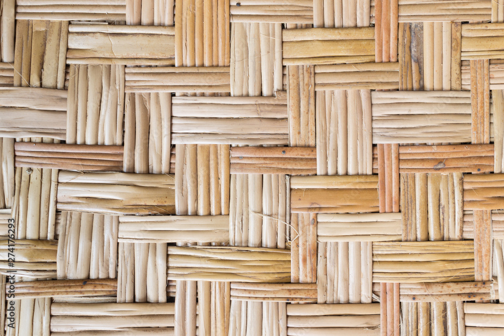 Bamboo Weave Texture or Weave Pattern Background Medium View Bamboo Weave Texture or Weave Pattern Background Medium View