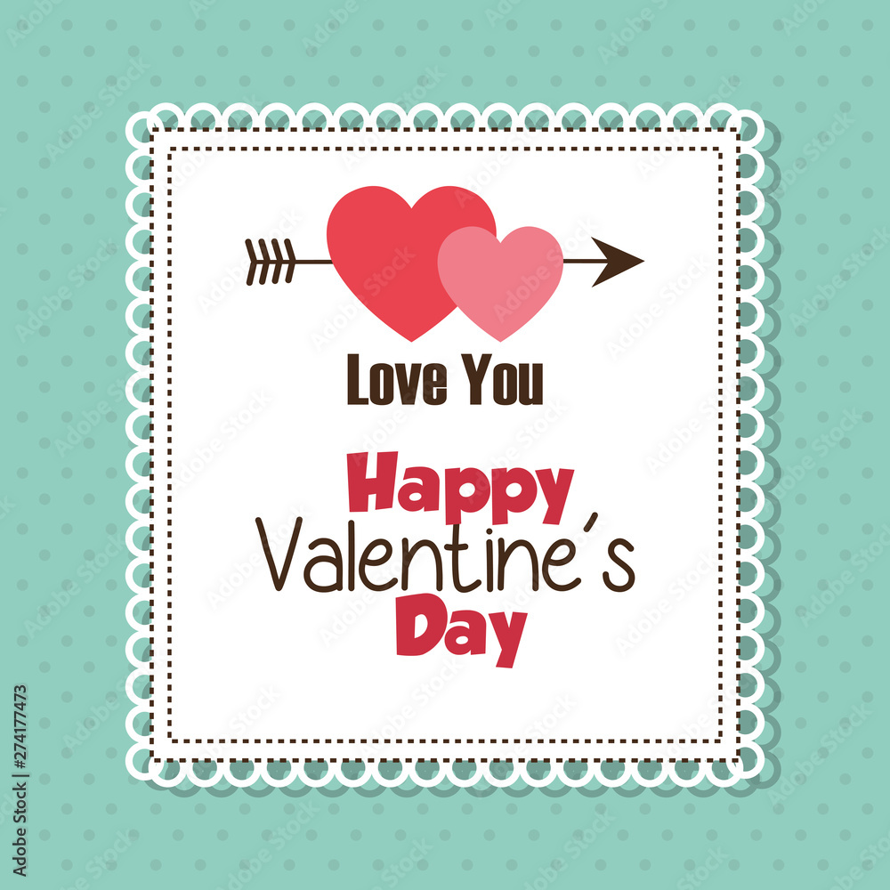 Happy Valentines Day Card, vector illustration Happy Valentines Day Card, vector illustration