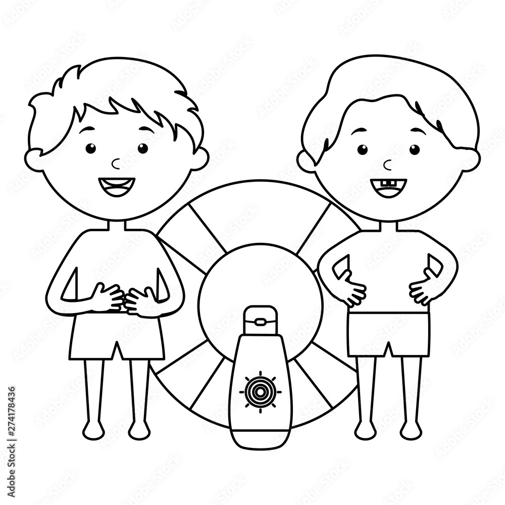 little boys with float and solar blocker product little boys with float and solar blocker product
