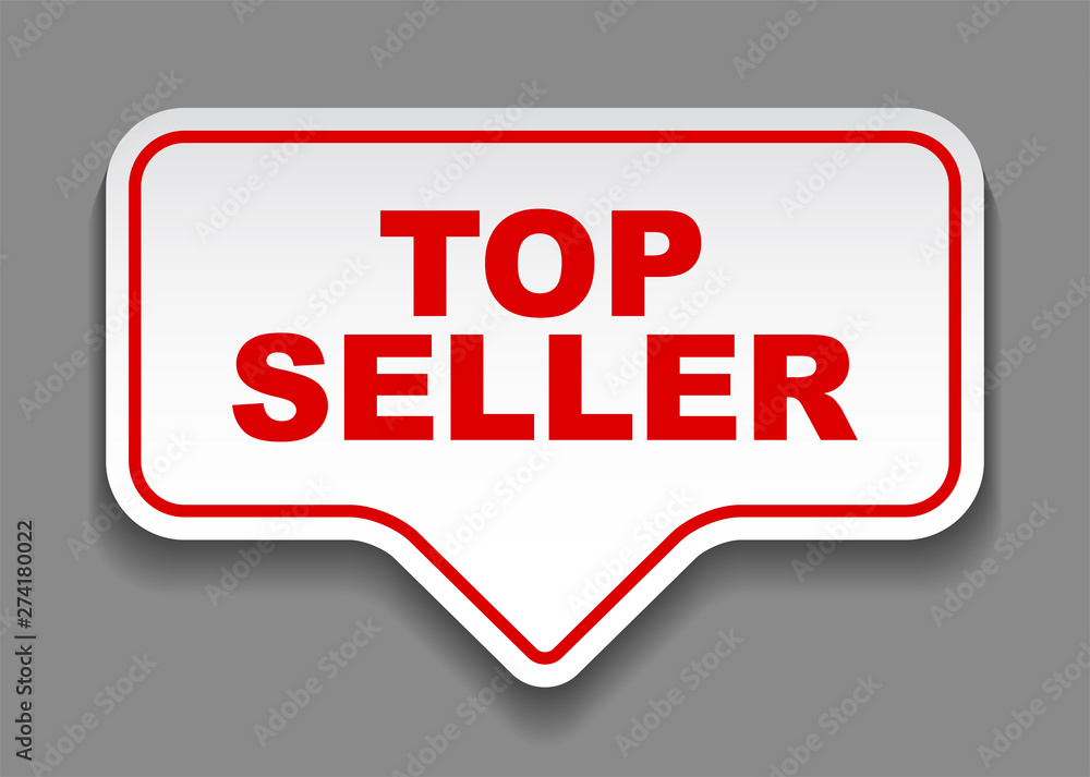 red vector banner top seller red vector banner top seller