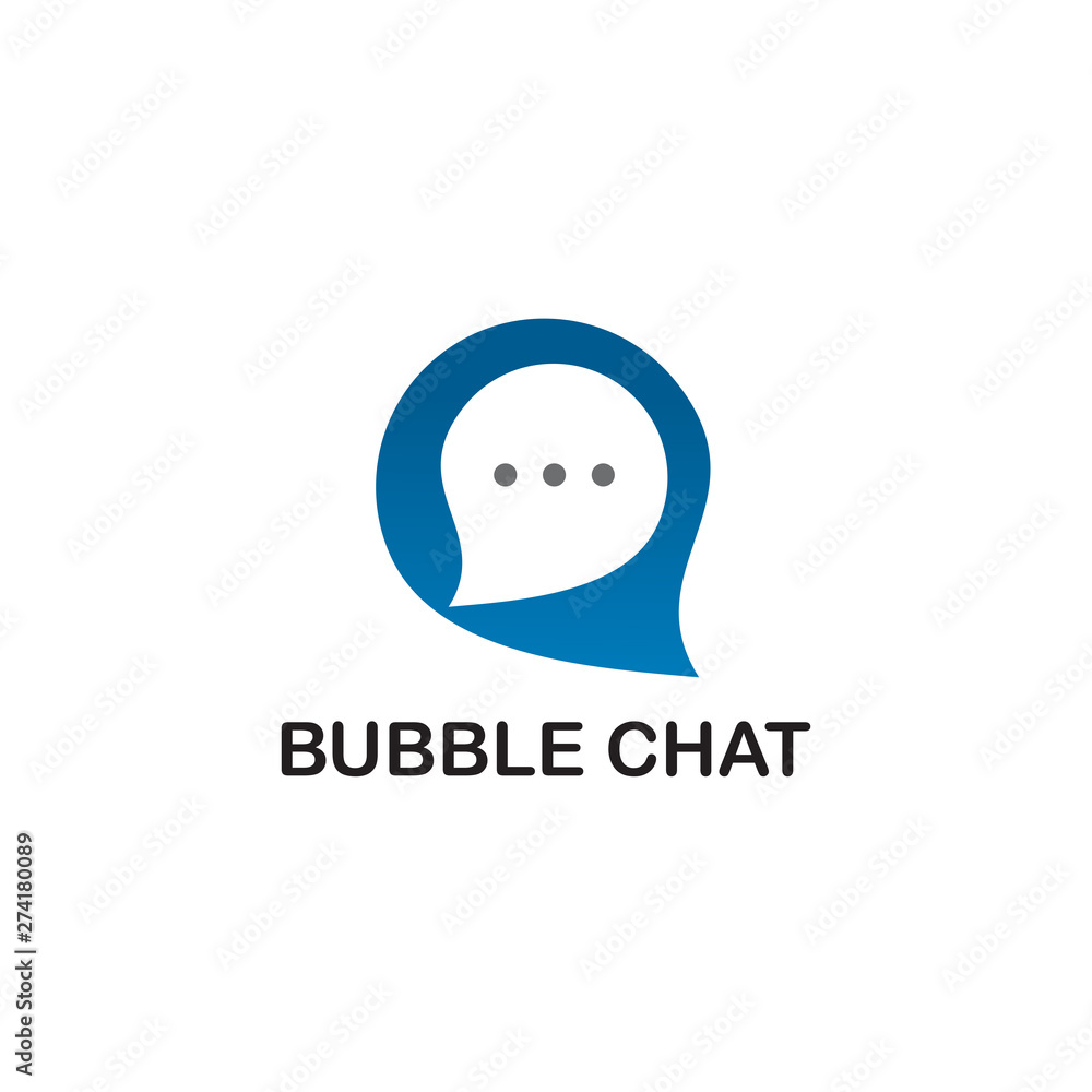 Bubble chat logo design inspiration vector template Bubble chat logo design inspiration vector template