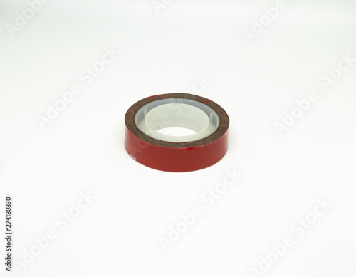 stick tape on the isolated white background