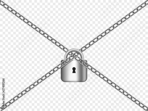 Lock and cross chains .