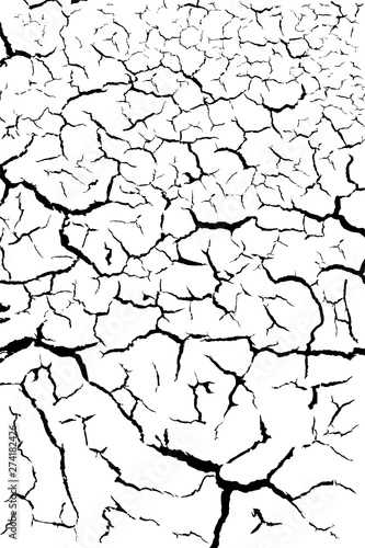 cracks ground for abstract background
