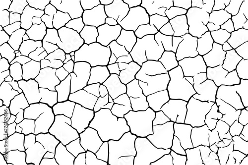 cracks ground for abstract background