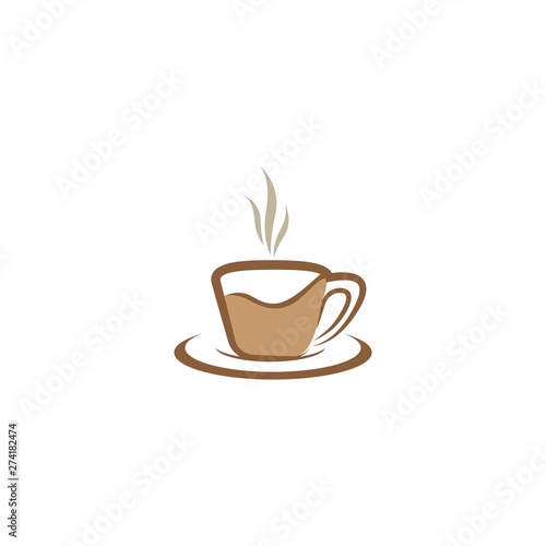 Coffee vector icon illustration design