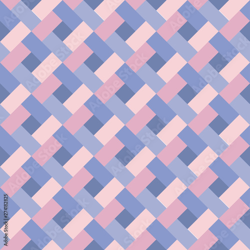 Abstract Colorful Seamless Rectangle Bricks Pattern Background