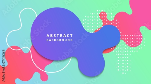 Abstract Liquid Fluid Gradient Dynamic Background Template