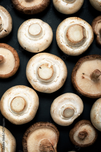 Mushrooms close up