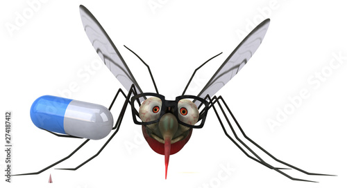 Mosquito - 3D Illustration © Julien Tromeur