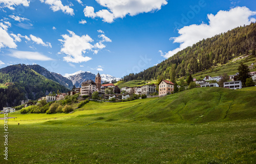 Ramosch Switzerland Mountains Landscape photo